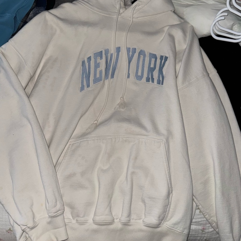 Brandy Melville Cream Hoodie